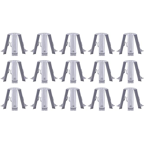 Voxura Abstandshalter LED-Einbaustrahler Halogen 60-90mm Einbauhöhe 75mm Hitzeschutz Hohldecke Spots mit 3 Standbeinen Universal Grau 15 Stück Voxura Abstandshalter LED-Einbaustrahler Halogen 60-90mm Einbauhöhe 75mm Hitzeschutz Hohldecke Spots mit 3 Standbeinen Universal Grau 15 Stück von Voxura