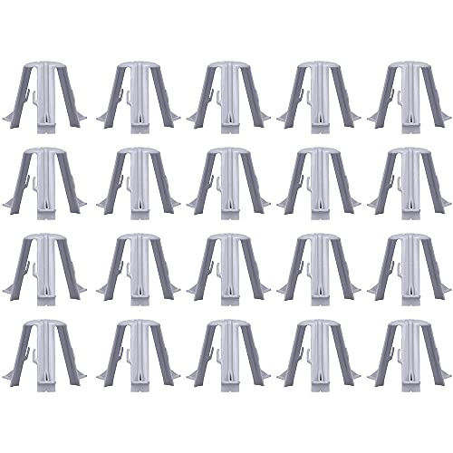 Voxura Abstandshalter LED-Einbaustrahler Halogen 60-90mm Einbauhöhe 75mm Hitzeschutz Hohldecke Spots mit 3 Standbeinen Universal Grau 20 Stück Voxura Abstandshalter LED-Einbaustrahler Halogen 60-90mm Einbauhöhe 75mm Hitzeschutz Hohldecke Spots mit 3 Standbeinen Universal Grau 20 Stück von Voxura