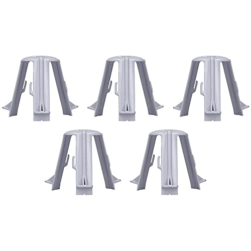Voxura Abstandshalter LED-Einbaustrahler Halogen 60-90mm Einbauhöhe 75mm Hitzeschutz Hohldecke Spots mit 3 Standbeinen Universal Grau 5 Stück Voxura Abstandshalter LED-Einbaustrahler Halogen 60-90mm Einbauhöhe 75mm Hitzeschutz Hohldecke Spots mit 3 Standbeinen Universal Grau 5 Stück von Voxura
