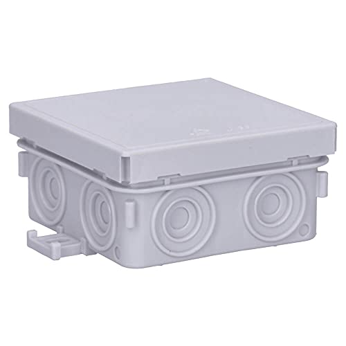 10 Stück Voxura Feuchtraum Aufputz-Verbindungsdose Abzweigdose Verteilerdose 75x75x37mm IP55 Abzweigkasten AP grau 10 Stück Voxura Feuchtraum Aufputz-Verbindungsdose Abzweigdose Verteilerdose 75x75x37mm IP55 Abzweigkasten AP grau von Voxura