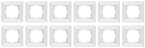 Voxura Concept Abdeckrahmen 1-fach 12er Set 50 x 50 mm weiß Voxura Concept Abdeckrahmen 1-fach 12er Set 50 x 50 mm weiß von Voxura