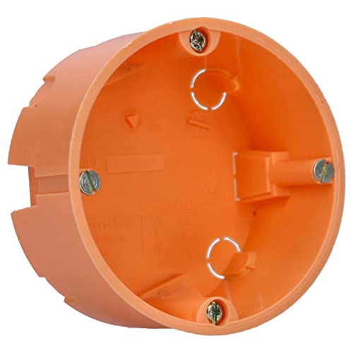 Voxura Hohlwanddose Gerätedose Schalterdose Abzweigdose Orange Unterputz UP HW Ø 68mm 35mm Tiefe flach 100 Stück Voxura Hohlwanddose Gerätedose Schalterdose Abzweigdose Orange Unterputz UP HW Ø 68mm 35mm Tiefe flach 100 Stück von Voxura