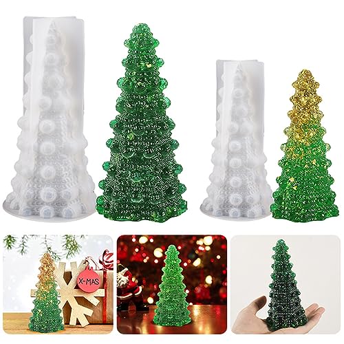 Voyyphixa 2 Stück Weihnachtsbaum Silikonformen Epoxidharz 3D Kerzenformen zum GieBen Weihnachten Resin Mold Resin Gießformen Harzform für Weihnachten Deko Schreibtisch Ornamente Voyyphixa 2 Stück Weihnachtsbaum Silikonformen Epoxidharz 3D Kerzenformen zum GieBen Weihnachten Resin Mold Resin Gießformen Harzform für Weihnachten Deko Schreibtisch Ornamente von Voyyphixa