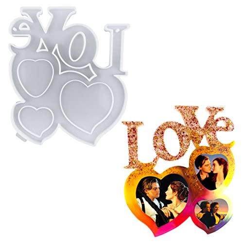 Voyyphixa Bilderrahmen Silikonformen Gießen Fotorahmen Epoxidharz Formen Bilderrahmen Herzform Silikon Kristall Love Picture Frame Silikonformen zum DIY Valentinstag Voyyphixa Bilderrahmen Silikonformen Gießen Fotorahmen Epoxidharz Formen Bilderrahmen Herzform Silikon Kristall Love Picture Frame Silikonformen zum DIY Valentinstag von Voyyphixa
