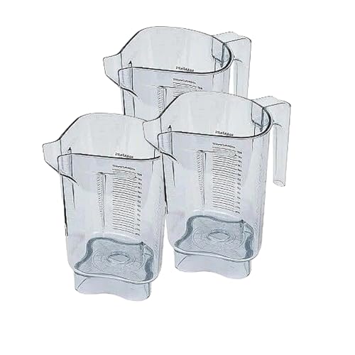 Behälter-Mixerbecherkörper, Kompatibel Mit VITAMIX, For VM0149 VM0122 VM0127, Ersatz-Mixerbecher Ohne Deckel Und Klinge(3pcs) von Vqxmhrpw