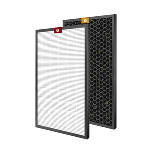 Filter H13 Und Aktivkohlefilter-Set, Kompatibel For Honeywell, For PAC35-HPF35M1120 JAC35M2101W PAC35M1101W 35M2101S(2pcs) von Vqxmhrpw