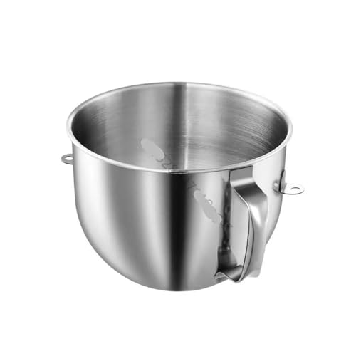 Mischbecher, Mixer Rührschüssel Spülmaschinenfest Edelstahl Textur For 7QT Mixer R9UD(1pcs) von Vqxmhrpw