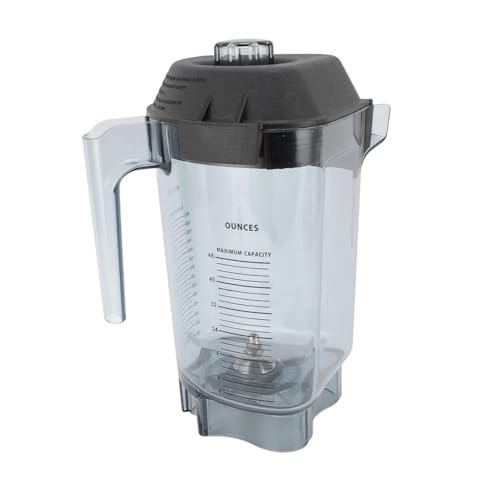 Mixbecher, 48 Oz Mixerkrug, PC-Mixerbehälterbecher Mit Edelstahlklingen, Kompatibel Mit Vitamix Touch And Go Mixer von Vqxmhrpw