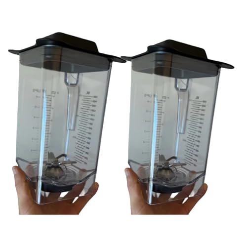 Mixbecher, Mixerbecher, Kompatibel Mit JTC Omniblend V, Ersatz For Küchenmixer, 1500 Ml, OZS, Kommerzielle Bar(2pcs) von Vqxmhrpw