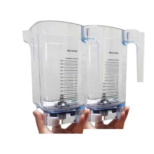 Mixbecher Ohne Becherdeckel, Kompatibel Mit VITAMIX, For VM0149 VM0122 VM0127, Ersatz-Mixbecher Ohne Becherdeckel(2pcs) von Vqxmhrpw