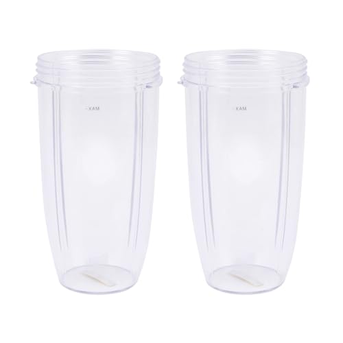 Mixerbehälter, 2 X Transparenter Entsafterbecher, Ersatz, Kompatibel Mit Nutribullet Nutri, Entsafter, 32 Oz, Ersatzteile For Entsafter, 32 Oz von Vqxmhrpw