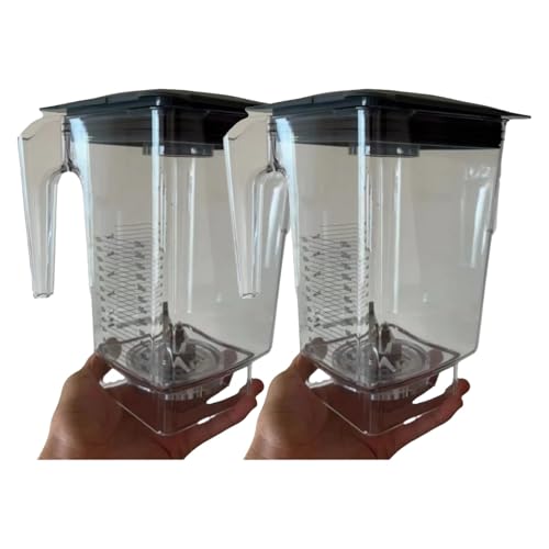 Mixerteile Mixerbehälter, Kompatibel Mit Blendtec, For CQB1 STEALTH 885 Ersatz-Mixbecher(2pcs) von Vqxmhrpw