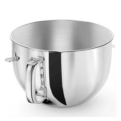 Rührbecher, Rührschüssel, Kompatibel Mit KitchenAid-Küchenmaschinen, KitchenAid-Rührschüssel For 6QT-Küchenmaschinen Mit Kippbarem Kopf Und Griff von Vqxmhrpw