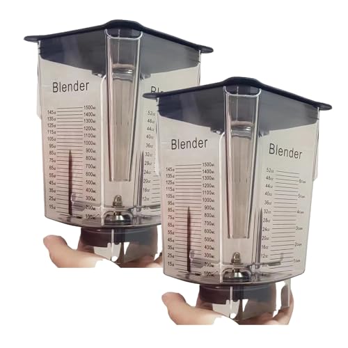 Rühren Sie Den Gefäßmischbecher, Brechmaschinenbecher, Kompatibel Mit Blendtec, Modellzubehör, Sand-/Eiswandbrechmaschinenbecher(2pcs) von Vqxmhrpw