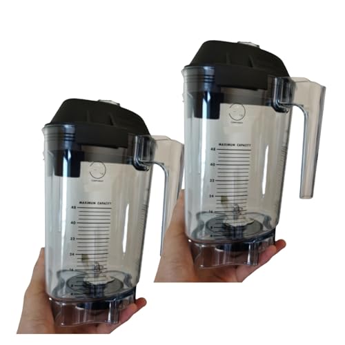 Rühren Sie Den Gefäßmixerkrug 48oz, Kompatibel Mit Vitamix, For Quiet One 15978 VM0145 VM0149 VM0122 VM0127 36019 16016 15981 VM0100a(2pcs) von Vqxmhrpw