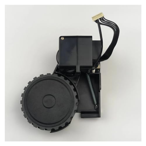 Staubsauger-Radmotorbaugruppe, Kompatibel Mit Proscenic M8 Pro, Kompatibel Mit Roidmi EVE Plus(Black L Wheel) von Vqxmhrpw
