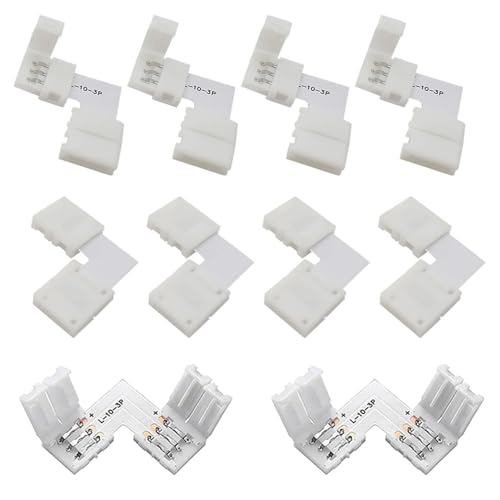 10sets 3 Pin LED Anschluss 10 mm Lötfreier LED Licht Anschluss LED Leuchten Verlängerung L Form Lötfreie LED Adapter Verbinder für WS2811 WS2812B SK6812 LED Streifen 10sets 3 Pin LED Anschluss 10 mm Lötfreier LED Licht Anschluss LED Leuchten Verlängerung L Form Lötfreie LED Adapter Verbinder für WS2811 WS2812B SK6812 LED Streifen von Vrabocry