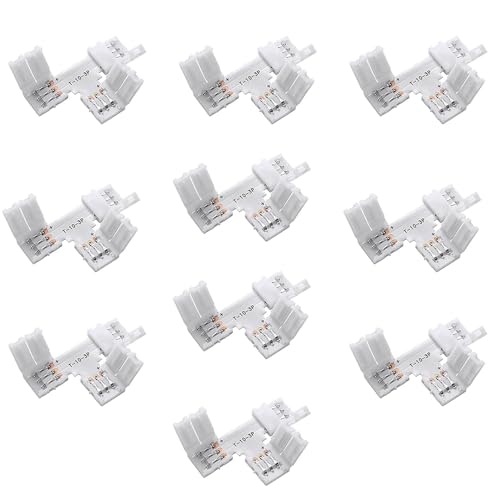 10sets 3 Pin LED Anschluss 10 mm Lötfreier LED Licht Anschluss LED Leuchten Verlängerung T Form Lötfreie LED Adapter Verbinder für WS2811 WS2812B SK6812 LED Streifen 10sets 3 Pin LED Anschluss 10 mm Lötfreier LED Licht Anschluss LED Leuchten Verlängerung T Form Lötfreie LED Adapter Verbinder für WS2811 WS2812B SK6812 LED Streifen von Vrabocry