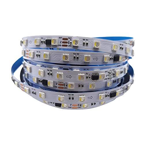 12V 24V TM1814 RGBW RGBWW LED Streifen SMD 5050 Chip 4 IN 1 Programmierbare Address Smart Pixel Band licht 5M 60LEDs/M IP30 IP67 (IP30 nicht wasserdicht, 24V Rgb+ Weiß) von Vrabocry