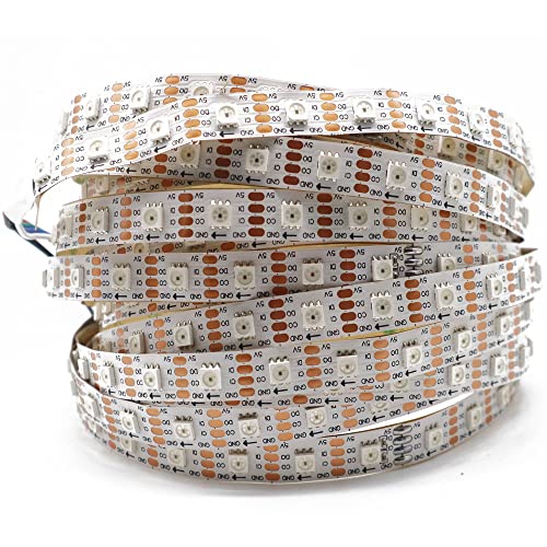 APA102C SK9822 RGB Adressierbares Streifenlicht 16.5ft 5m 60 Pixel/LEDs/m 300 LEDs 5050 SMD LEDs Nicht wasserdicht IP20 DC5V Weiß PCB APA102C SK9822 RGB Adressierbares Streifenlicht 16.5ft 5m 60 Pixel/LEDs/m 300 LEDs 5050 SMD LEDs Nicht wasserdicht IP20 DC5V Weiß PCB von Vrabocry