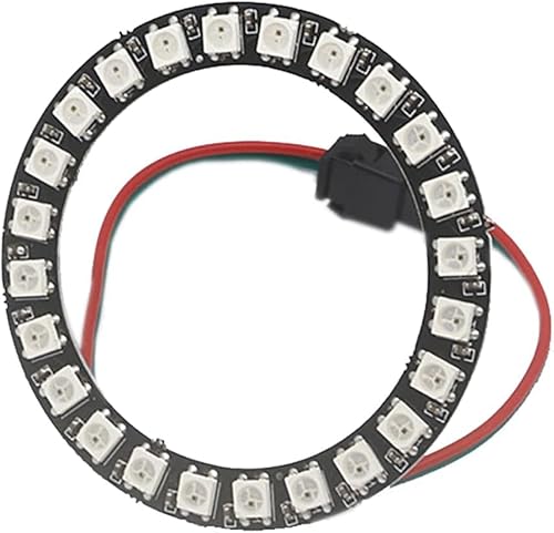 DC 5V WS2812B 24 LEDs Pixel Ring Schwarz PCB adressierbare LED-Module WS2812 IC RGB Vollfarbe Rund LED Kreis DC 5V WS2812B 24 LEDs Pixel Ring Schwarz PCB adressierbare LED-Module WS2812 IC RGB Vollfarbe Rund LED Kreis von Vrabocry