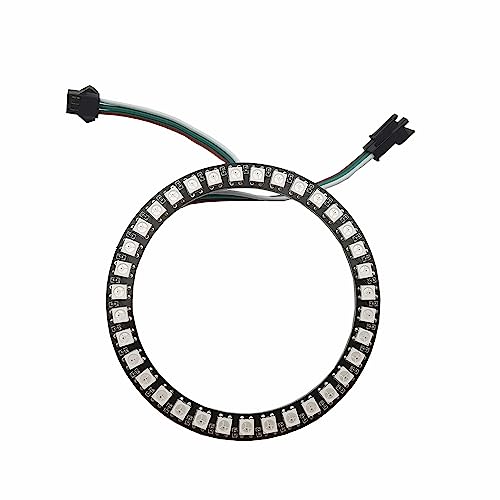 DC 5V WS2812B 35 LEDs Pixel Ring Schwarz PCB adressierbare LED-Module WS2812 IC RGB Vollfarbe Rund LED Kreis DC 5V WS2812B 35 LEDs Pixel Ring Schwarz PCB adressierbare LED-Module WS2812 IC RGB Vollfarbe Rund LED Kreis von Vrabocry