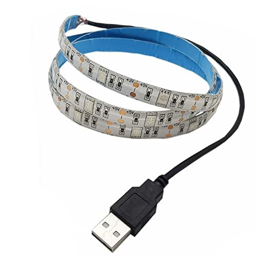 LED-Lichtleiste USB-betrieben 3m/9.84ft 5V 30 SMD5050 LEDs 395nm-405nm UV-Schwarzlicht für fluoreszierende, 3D-Druck-Härtung, Computergehäuse, UV-Poster, UV-Körperfarbe 3M, wasserdicht von Vrabocry