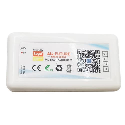 Tuya WiFi Smart Controller DC5-24V Single Color Dimmer RGB RGBW RGBCCT LED Strip Smart Life APP Alexa Google Home Sprachsteuerung (RGB (Rot, Grün, Blau)) von Vrabocry