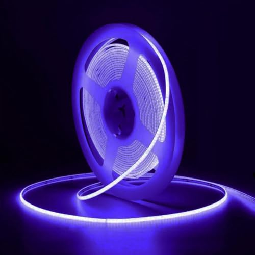 Vrabocry COB LED Streifen 16.4ft DC 12V LED Strip Violett 3mm Breite 400 LEDs/m Lichtleiste LED Band Selbstklebend Stripes für TV Hintergrundbeleuchtung DIY Dekorative Beleuchtung Vrabocry COB LED Streifen 16.4ft DC 12V LED Strip Violett 3mm Breite 400 LEDs/m Lichtleiste LED Band Selbstklebend Stripes für TV Hintergrundbeleuchtung DIY Dekorative Beleuchtung von Vrabocry
