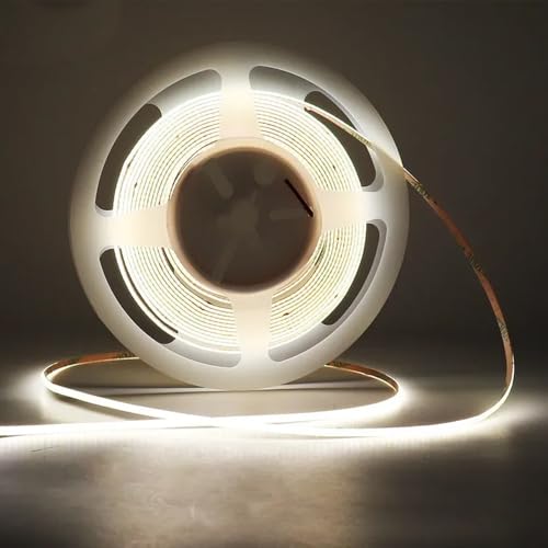 Vrabocry COB LED Streifen 16.4ft DC 24V LED Strip Natürlich weiß 3mm Breite 400 LEDs/m Lichtleiste LED Band Selbstklebend Stripes für TV Hintergrundbeleuchtung DIY Dekorative Beleuchtung Vrabocry COB LED Streifen 16.4ft DC 24V LED Strip Natürlich weiß 3mm Breite 400 LEDs/m Lichtleiste LED Band Selbstklebend Stripes für TV Hintergrundbeleuchtung DIY Dekorative Beleuchtung von Vrabocry