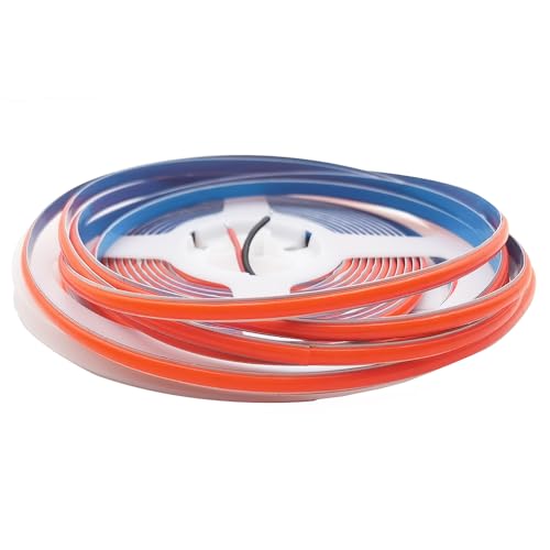 Vrabocry COB LED Streifen 5M 5V LED Strip mit Selbstklebend Rot 400LEDs/M Flexibel LichtBand 5mm Breit für TV Hintergrundbeleuchtung Schlafzimmer Home Beleuchtung von Vrabocry