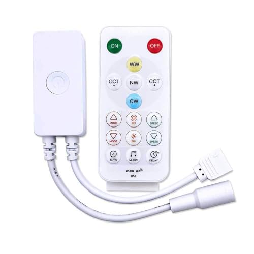 Vrabocry SP642E PWM CCT 2.4G Bluetooth LED Controller mit FCOB CCT Tunable DC5V/DC12V/DC24V Arbeit mit 2.4G RF Remote/APP Kontrol Musik Modus Vrabocry SP642E PWM CCT 2.4G Bluetooth LED Controller mit FCOB CCT Tunable DC5V/DC12V/DC24V Arbeit mit 2.4G RF Remote/APP Kontrol Musik Modus von Vrabocry