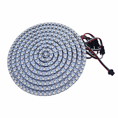 WS2812B 241Leds Pixel Ring Adressierbare geführte Module IC RGB farbenreiche runde geführte Kreis DC5V weiße Leiterplatte WS2812B 241Leds Pixel Ring Adressierbare geführte Module IC RGB farbenreiche runde geführte Kreis DC5V weiße Leiterplatte von Vrabocry