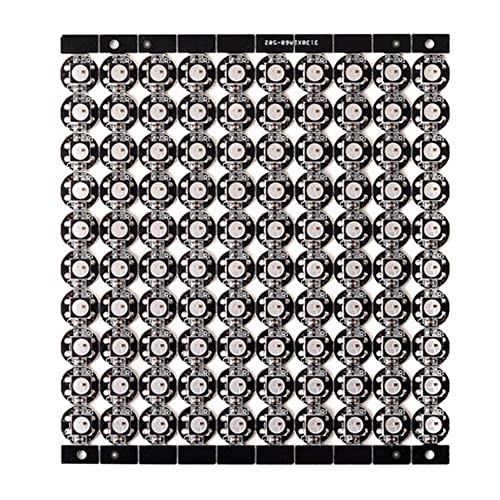 WS2812B Reines Gold Drähte schwarz LED-Chips mit schwarzen PCB-Kühlkörper (10mm * 3mm) WS2811 IC Built-in 5050 SMD RGB DC5V 100pcs von Vrabocry