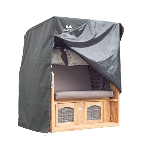 VriesDeko Devries Premium Strandkorb-Schutzhülle, atmungsaktiv, XXL, 152 cm breit von VriesDeko