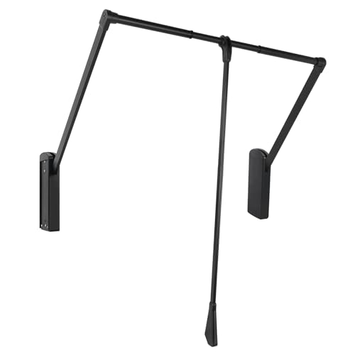 Ausziehbare Kleiderstange Kleiderlift Tragkraft bis 15 Kg für Schrankbreite 660-890 mm Breite, Kleiderschrank Lift Wardrobelift Schrank Doppel-Puffer-System von Vrietina