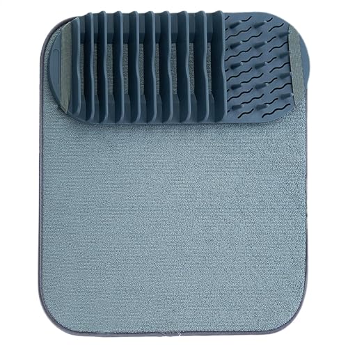 Abtropfmatte, Küchen-Geschirr-Pad, Arbeitsplattenschutz, Glaswaren-Abtropfmatte, saugfähiges Geschirr-Pad, rutschfeste Geschirrmatte, Abtropfmatte für Küche, hängende Geschirrmatte, schnell trocknende von Vriusi