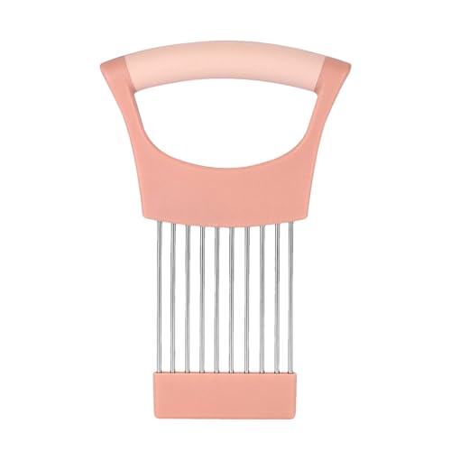 Edelstahl Zwiebelschneider, Gemüsemesser, Küchenschneider, Chopper, Slicing Auxiliary Tool, Dishwasher Safe Food Chopper, Slicing Holder für Zwiebeln, Meat und Lemon von Vriusi