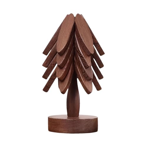 Holz-Baum-Untersetzer-Set | Wiederverwendbare Hot Pad Untersetzer | Home Massivholz Untersetzer Bar Untersetzer Holz Untersetzer für Geburtstage, Neujahr, Weihnachten und Ostern, perfekte Präsentation Holz-Baum-Untersetzer-Set | Wiederverwendbare Hot Pad Untersetzer | Home Massivholz Untersetzer Bar Untersetzer Holz Untersetzer für Geburtstage, Neujahr, Weihnachten und Ostern, perfekte Präsentation von Vriusi