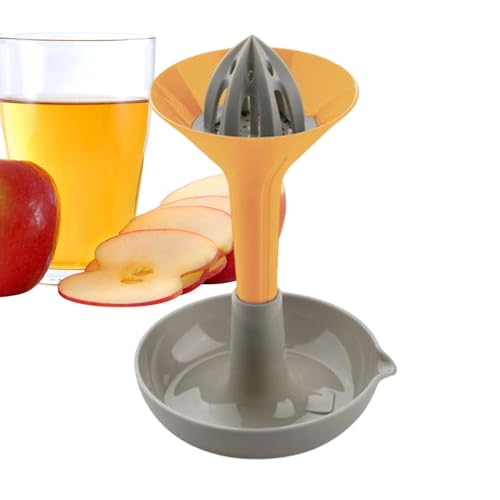 Manuelle Entsafter, Küche Rotary Orange Handpresse, Multifunktionale Rotationspresse Reibahle, Handpresse Fruchtpresse für Zitrus, Zitrone, Limette, Granatapfel, Verwendung für frische Säfte von Vriusi