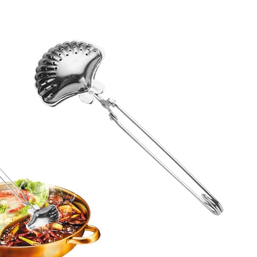 Mesh-Tee-Ei | Loser Tee Steeper Edelstahl | Ergonomischer Griff Tee-Ei Wiederverwendbarer Tee Steeper mit Griff, 16,6 x 5,5 cm Edelstahl-Teesieb für den täglichen Gebrauch von Vriusi