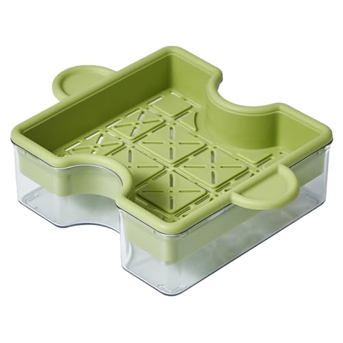 Puzzle geformte Katzengrasbox, Soilless Hydroponics Katzengras Becken, Indoor Growing Cat Grass Box, Fördert die Verdauung der Katze, Multifunktionale Hydroponik Katzengrasschale, Pflanzkasten für von Vriusi
