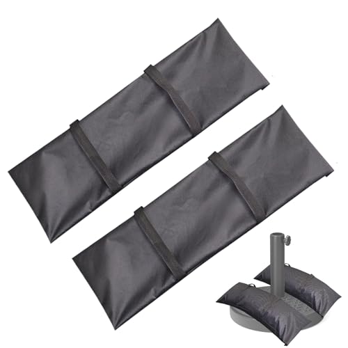 Sandsäcke mit Schirmboden, befüllbare Sandsäcke für Schirmständer, gewölbte Sandsackgewichte, Schirmständergewichte, leere Baldachin, Sandsackgewichte, Outdoor-Regenschirm-Stabilisator von Vriusi