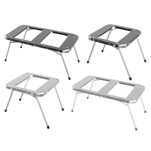 Tisch, faltbarer Tisch aus Aluminiumlegierung, tragbarer klappbarer Hubtisch, Patchable Campingtisch für Grill und Lagerfeuer, multifunktionaler Outdoor-Tisch für den Heimgebrauch, einfach zu von Vriusi