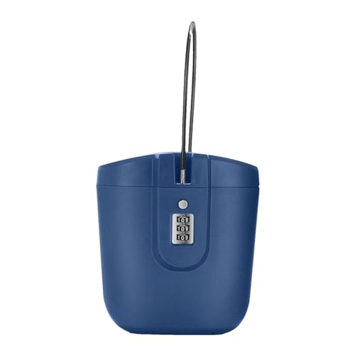 Travel Lock Box, Outdoor Portable Mobile, 2L Safe Storage Box, Portable Security Lock Box with Combination Code, Thick Steel Wire Storage Box, Indoor and Outdoor Lock Box Safe for Personal Items Travel Lock Box, Outdoor Portable Mobile, 2L Safe Storage Box, Portable Security Lock Box with Combination Code, Thick Steel Wire Storage Box, Indoor and Outdoor Lock Box Safe for Personal Items von Vriusi