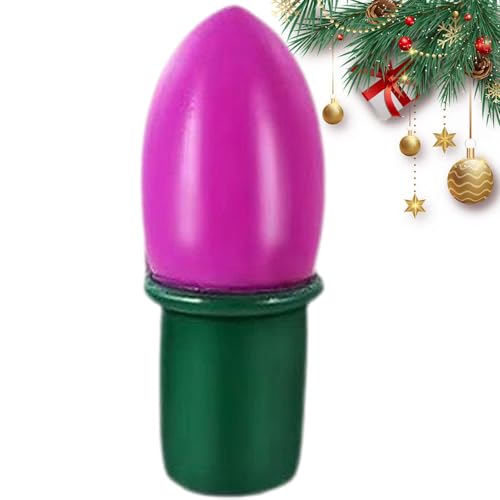 Vriusi Aufblasbare Weihnachtszwiebeln Ornament, Outdoor Urlaub Hof Dekorationen, Aufblasbare Weihnachtsbirne Dekoration, Glühbirne geformte Weihnachtskugel Outdoor Urlaub Hof Dekorationen für von Vriusi