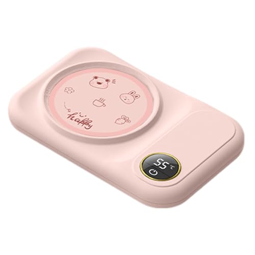 Vriusi Calentador de tazas de café para escritorio, Calentador de tazas termostático | Calentador de bebidas de escritorio | Calentador de tazas de escritorio con ajuste de temperatura de von Vriusi