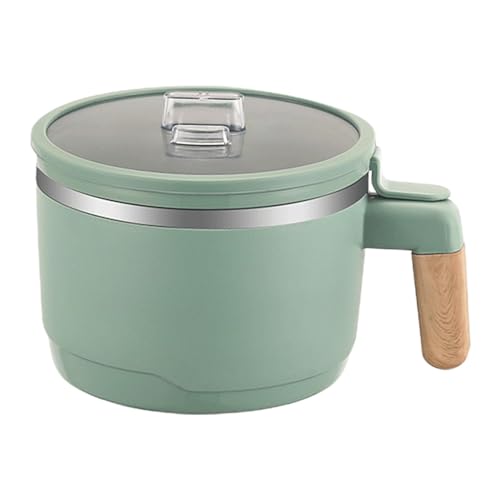 Vriusi Instant Ramen Nudelschüssel, Edelstahl Instant Nudelschale mit Deckel, Schlafsaal Tragbare Edelstahl Nudelschüssel, Sieb enthalten Home Food Container mit Wärmeisolierung von Vriusi