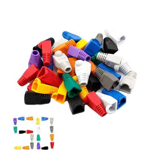 Vriusi Kabelmantel Rj45, Beschichtung RJ45 Stecker | Schutzhülle für RJ45 Adapter 50 Stück, Schutzabdeckung für Köpfe von Ethernet, für Netzwerkkabel Ethernet Mantel für Vriusi Kabelmantel Rj45, Beschichtung RJ45 Stecker | Schutzhülle für RJ45 Adapter 50 Stück, Schutzabdeckung für Köpfe von Ethernet, für Netzwerkkabel Ethernet Mantel für von Vriusi