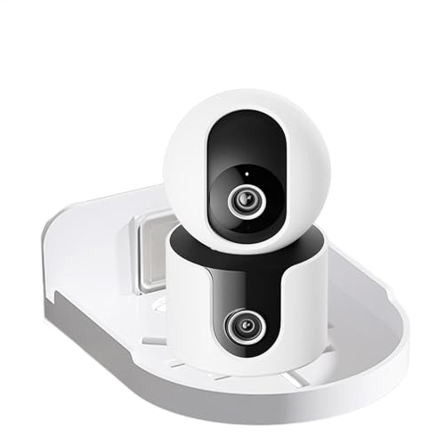 Vriusi Kleberegal Wandregal Kamera Wandhalterung Babyphone Halter Schwebende Kameraregal Sicherheitskamerahalterung Monitor Wandregal Indoor Kamera Lautsprecher Wandhalterung Kleber von Vriusi